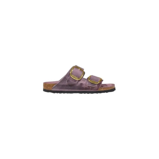 Purple double-buckle sandal showcased in the Purple Double Buckle Sandal product image