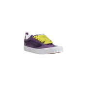 Purple and white Vans sneakers with yellow laces for men’s fall winter collection