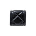 Black Quilted Love Moschino Wallet made of black leather with quilted design