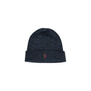 Polo ralph lauren navy blue ribbed beanie with small embroidered logo.