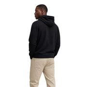 Sweat à capuche noir Ralph Lauren pour homme, au design minimaliste classique, en mélange de coton.