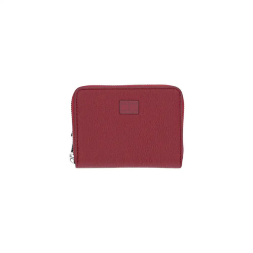 Red Leather Zip-Around Wallet from Tommy Jeans Black Zippered Wallet collection