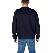 Sweat-shirt Refrigiwear bleu marine en coton à col rond pour homme, style décontracté