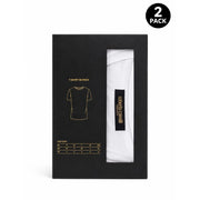 Roberto Cavalli men cotton undershirt white short sleeve in sleek black box with branded tag visible