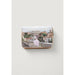 Rome-themed wallet featuring a Paris design with zippered closure for stylish organization
