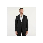 Blazer noir cintré de la marque rrd pour homme, en polyamide, avec fermeture à un bouton et poches à rabat, idéal pour le printemps et l'été.