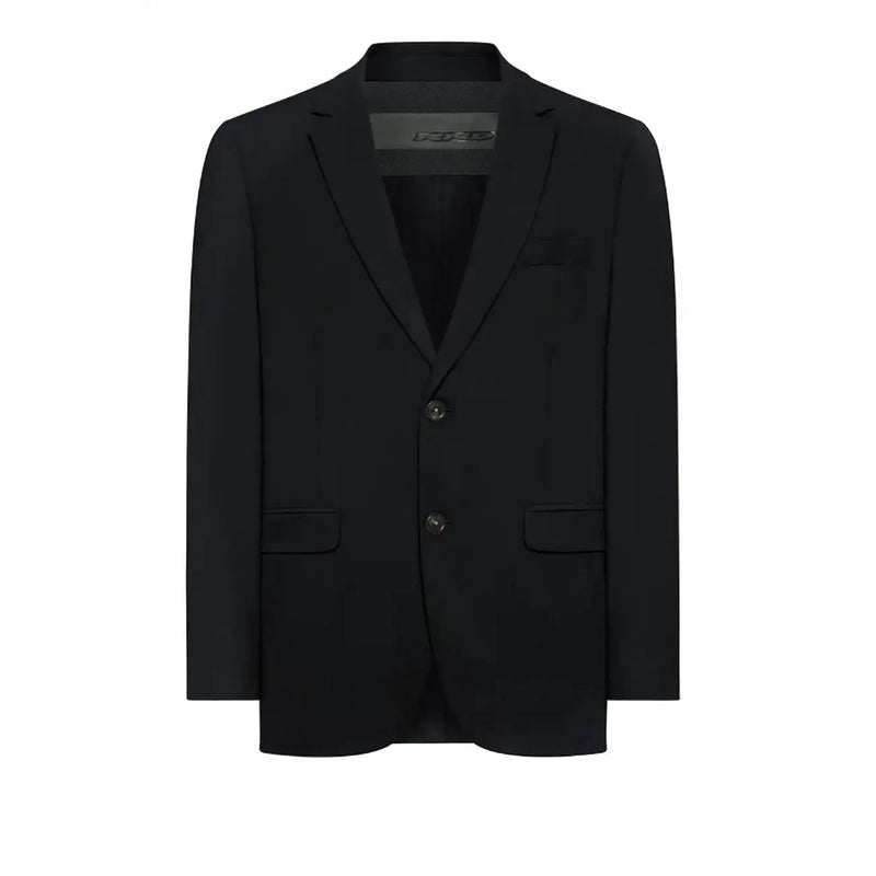 Blazer bleu pour homme RRD en polyamide élasthanne, coupe slim élégante et deux boutons sur le devant
