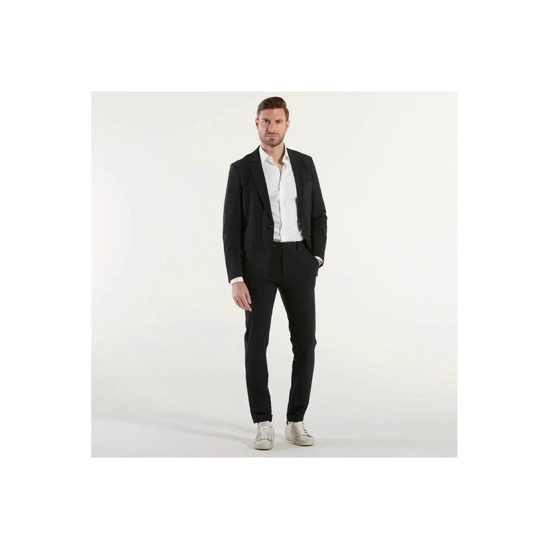 Blazer bleu pour homme RRD, en polyamide élasthanne, coupe slim, veste de costume noire cintrée, à la coupe moderne et élégante et à la texture subtile