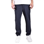 Pantalon chino bleu pour homme Rrd en polyamide, coupe fuselée, avec un pli discret et des ourlets élastiqués.