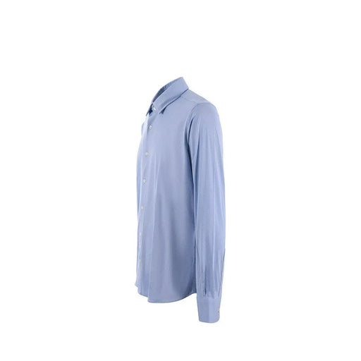Chemise RRD pour homme, bleu clair, en coton, manches longues, col classique et fermeture boutonnée sur le devant, idéale pour les occasions formelles.