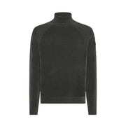 Pull à col roulé Rrd pour homme, gris foncé, avec poignets et ourlet côtelés et maille texturée, vue de face