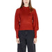 Rust-colored mock neck sweater from Vero Moda Women’s Bordeaux Turtleneck Sweater