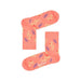 Salmon colored flamingo socks featuring vibrant designs for stylish comfort