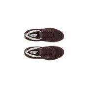 Bordeaux Saucony Baskets pour hommes avec empiècements blancs, tige en mesh synthétique et technologie Progrid pour la course et l'entraînement