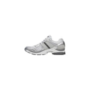 Argent et gris Saucony Baskets pour hommes avec tige en mesh, bande noire et semelle intermédiaire blanche pour une utilisation sportive