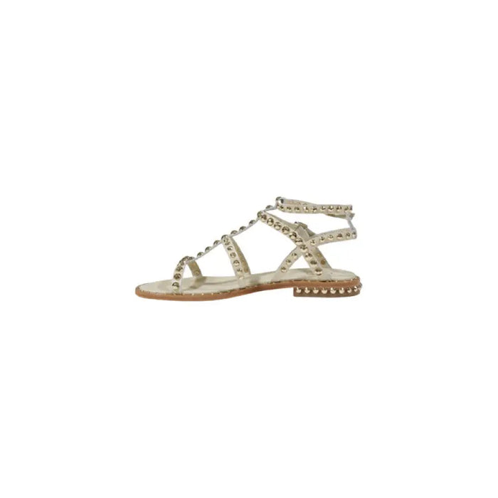 Studded Gladiator Sandal showcasing intricate strappy design and metallic embellishments
