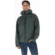 Superdry Blazer vert homme à capuche en polyester softshell avec fermeture éclair sur le devant et plusieurs poches zippées
