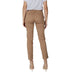 Women’s Tan Chino Pants featuring stylish and comfortable slim-fit design