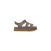 Taupe UGG sandal displayed in a product image showcasing comfort and style