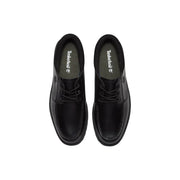 Timberland Chaussures à lacets en cuir noir pour homme, finition cuir poli et design classique à lacets