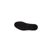 Semelle en caoutchouc noir avec crampons profonds et robustes et subtile timberland Logo sur des bottines mi-hautes à lacets en cuir marron pour hommes, talon