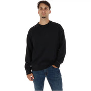 Timberland Sweat-shirt vert en coton pour homme, manches longues, col rond, coupe confortable