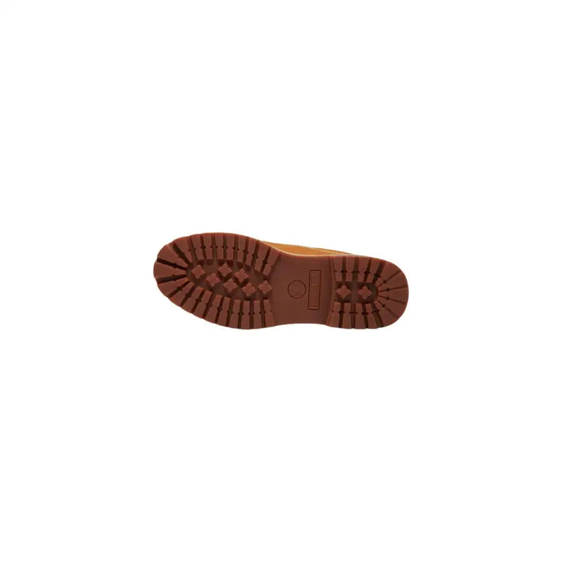 Timberland Chaussures à lacets pour homme en cuir camel TB0A5s9W754 avec tige en cuir beige et semelle robuste marron à motif losanges