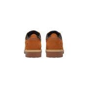Timberland Chaussures à lacets pour hommes en cuir camel avec finitions beiges timberland Bottes à lacets avec détails noirs et semelle en caoutchouc robuste