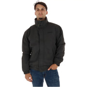 Timberland Doudoune noire pour homme, col montant et logo discret sur la poitrine, vue de face