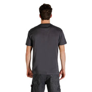 Tommy Hilfiger Jeans hommes t-shirt T-shirt décontracté en coton gris foncé à manches courtes et col rond