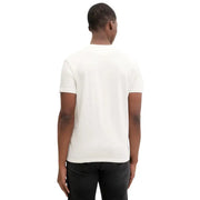 T-shirt blanc à col rond et manches courtes t-shirt en coton biologique par Tommy Hilfiger Jeans pour hommes en taille S