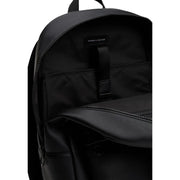 Sac à dos Tommy Hilfiger noir pour homme, au design minimaliste et élégant, et confectionné dans un tissu résistant (30 x 42 x 14 cm).