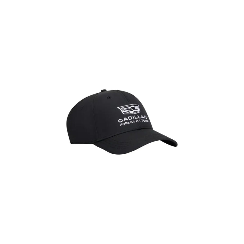 Polyester noir Tommy Hilfiger Casquette homme avec logo et texte brodés en blanc de l'écurie Cadillac de Formule 1