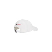 Polyester blanc Tommy Hilfiger Casquette de baseball pour homme à chevrons avec logo brodé rouge et noir sur le côté