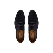 Tommy Hilfiger Chaussures habillées à lacets en cuir pour homme, en daim bleu marine, alliant style et confort