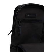 Sac bandoulière Tommy Hilfiger pour homme, noir, en polyuréthane, au design minimaliste et élégant, avec logo discret à l'intérieur.