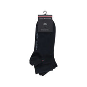 Chaussettes noires Tommy Hilfiger pour homme, avec étiquette et logo latéral, dans un ensemble de sous-vêtements Tommy Hilfiger pour homme