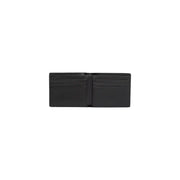 Portefeuille en cuir noir avec plusieurs emplacements pour cartes et design minimaliste de Tommy Hilfiger collection de portefeuilles pour hommes