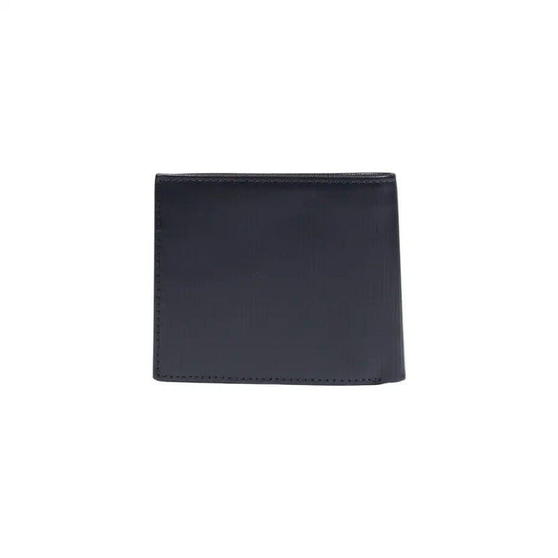 Tommy Hilfiger Portefeuille homme en cuir noir avec coutures précises sur les bords pour une utilisation quotidienne durable