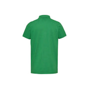 Tommy Hilfiger men’s solid green short-sleeved polo shirt with classic collar and ribbed trim for summer wear