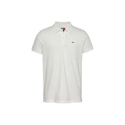 White short-sleeved polo shirt from Tommy Hilfiger Men’s Summer Green Underwear collection