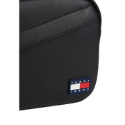 Tommy Hilfiger Trousse de toilette quotidienne pour homme, noire, avec détails cousus et écusson logo, vue de face