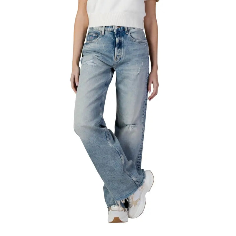 Tommy Hilfiger Jean délavé en coton bio pour femme