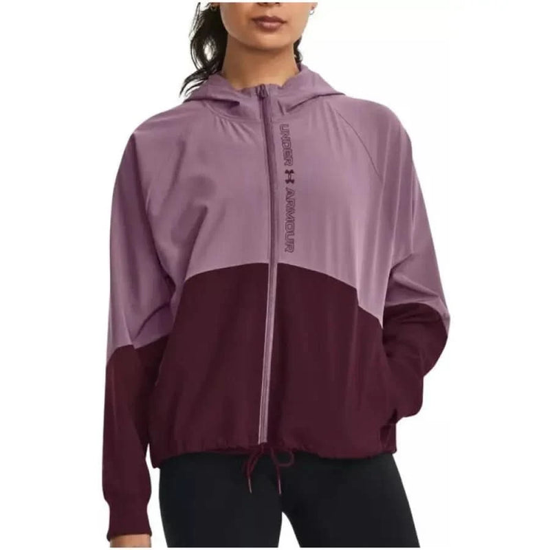 Two-tone hooded Under Armour Women’s Black Blazer with zip and pockets