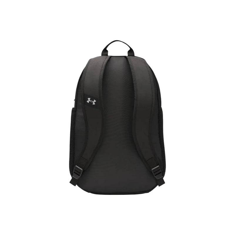 Under armour Sac à dos noir imprimé pour homme, en polyester, avec un design minimaliste et élégant et un logo discret sur le côté.