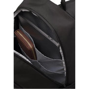 Under Armour Sac à dos pour ordinateur portable homme en polyester imprimé noir avec doublure grise, compartiment zippé, portefeuille et compartiment pour ordinateur portable.