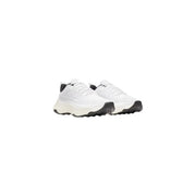 Under armour Baskets blanches pour homme en textile, avec semelle épaisse noire et design moderne et élégant, parfaites pour un style décontracté.