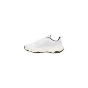 Under Armour Baskets blanches pour homme en textile avec détails noirs et empeigne en mesh translucide dotée d'une semelle épaisse