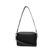 Valentino bags women handbag black crossbody bag with pebbled leather texture and gold-tone hardware w23cm