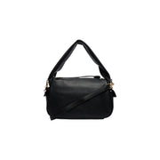 Valentino bags womens black pebbled leather crossbody handbag with gold-tone hardware and top handle w30cm